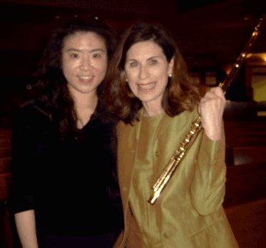 Mary Karen Clardy and Student After Recital